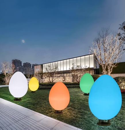 Светильник Яйцо 116х180 питание от АКБ, RGB Светильник Яйцо 116х180 питание от АКБ, RGB