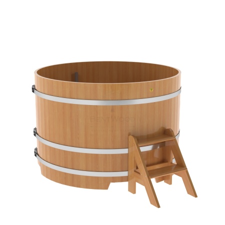 Купель круглая из лиственницы d=1,50